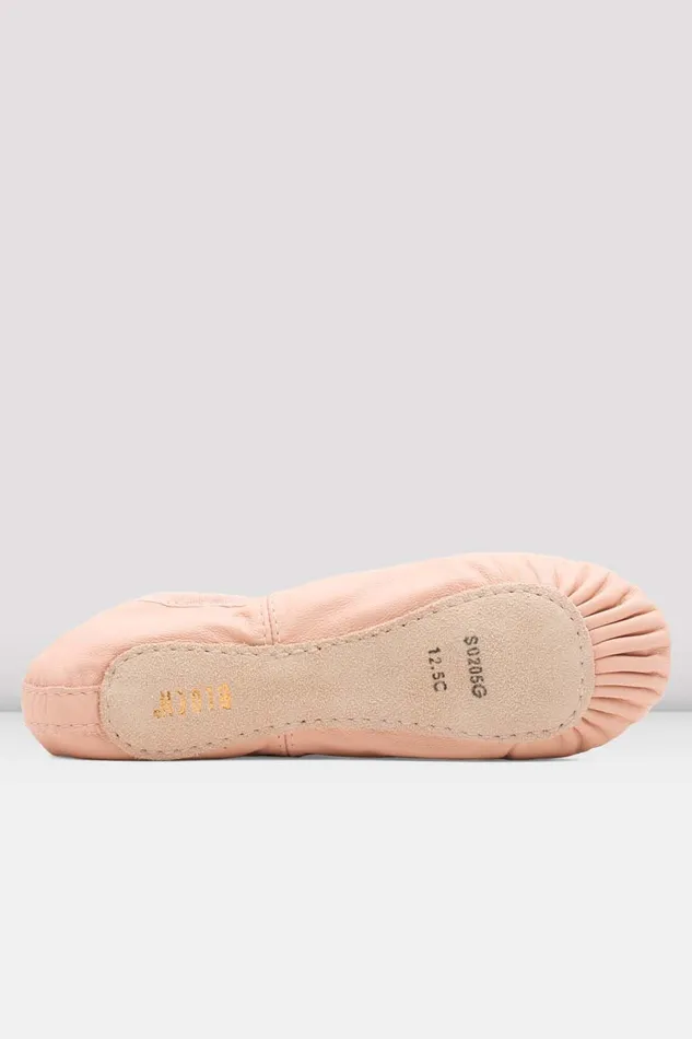 Ballet Bloch Children Childrens Dansoft Leather Ballet Shoes Pink Leather