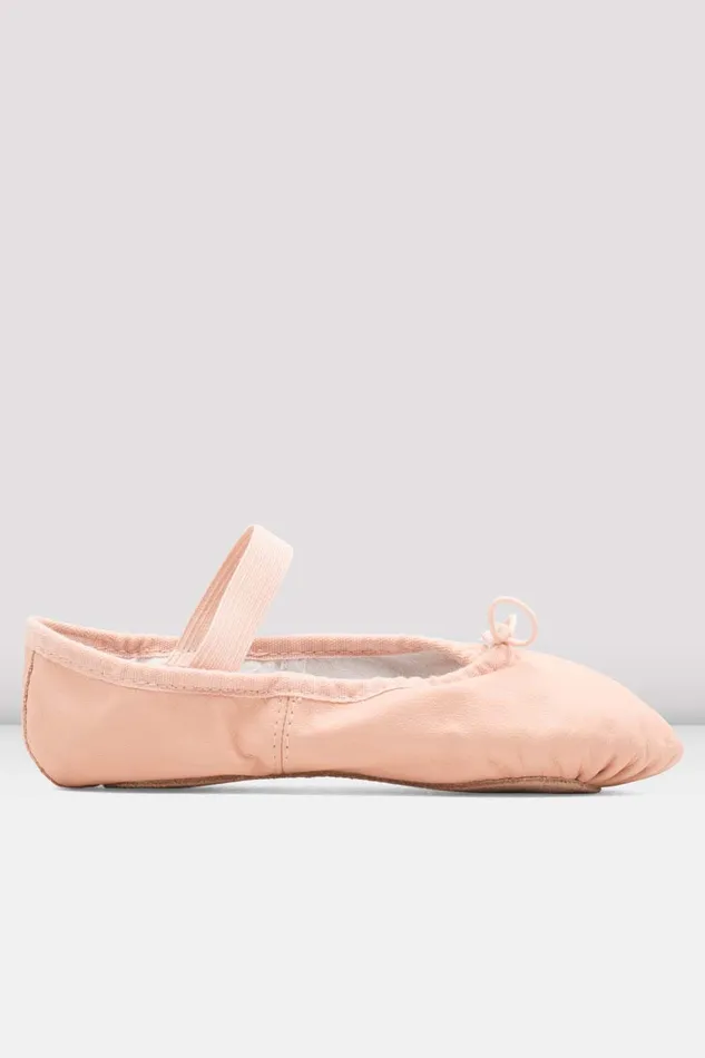 Ballet Bloch Children Childrens Dansoft Leather Ballet Shoes Pink Leather