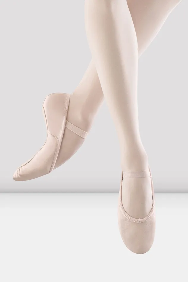 Ballet Bloch Children Childrens Dansoft Leather Ballet Shoes Theatrical Pink Leather