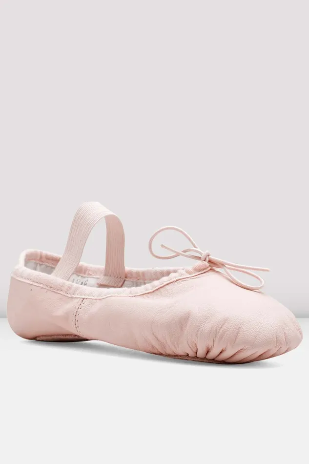 Ballet Bloch Children Childrens Dansoft Leather Ballet Shoes Theatrical Pink Leather