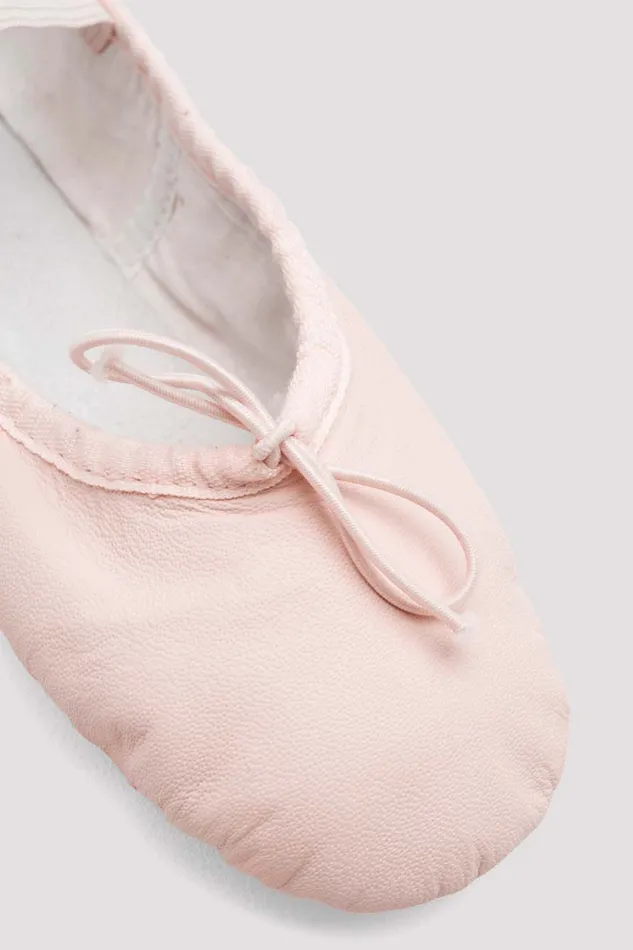 Ballet Bloch Children Childrens Dansoft Leather Ballet Shoes Theatrical Pink Leather