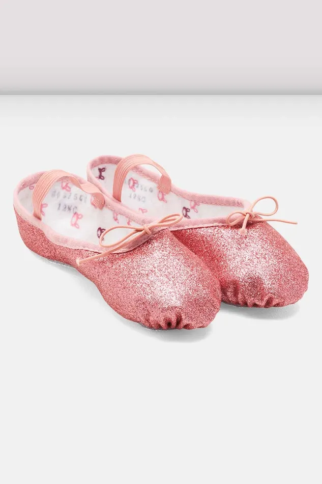 Ballet Childrens Glitterdust Ballet Shoes Rose Glitter 8211 Bloch Children