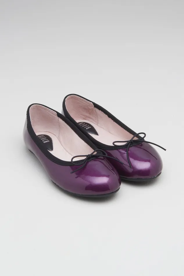 Ballet Flats Children Bloch Girls Cressida Ballet Flats Purple Patent