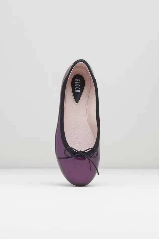 Ballet Flats Children Bloch Girls Cressida Ballet Flats Purple Patent