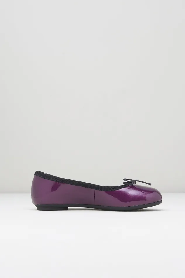 Ballet Flats Children Bloch Girls Cressida Ballet Flats Purple Patent