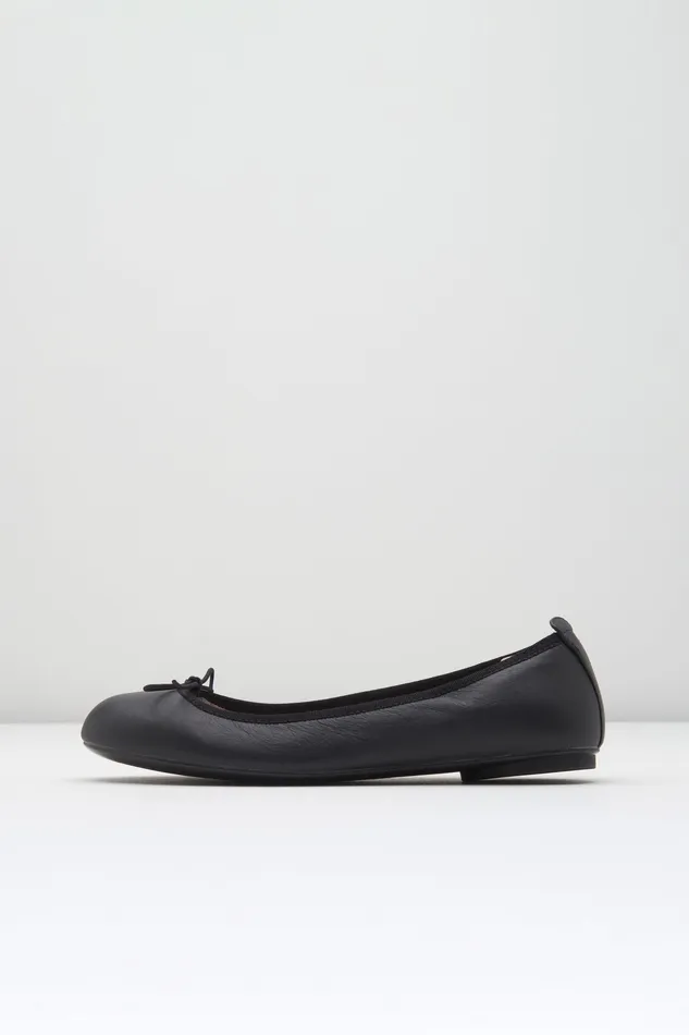 Ballet Flats Ladies Nashira Ballet Flats Nero Leather 8211 Bloch Adult