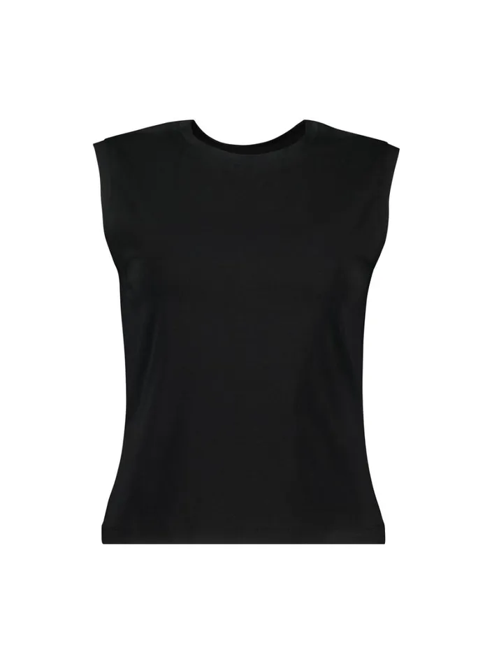 Baukjen Amber Organic Cotton Top Caviar Black Clothing