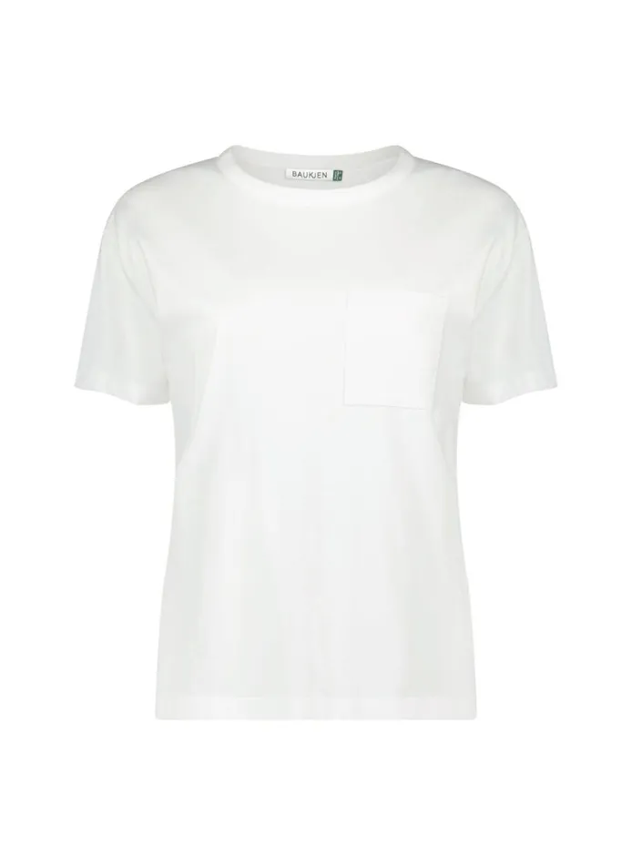 Baukjen Baukjen Essentials Regenerative Cotton Perfect Tee Pure White Clothing