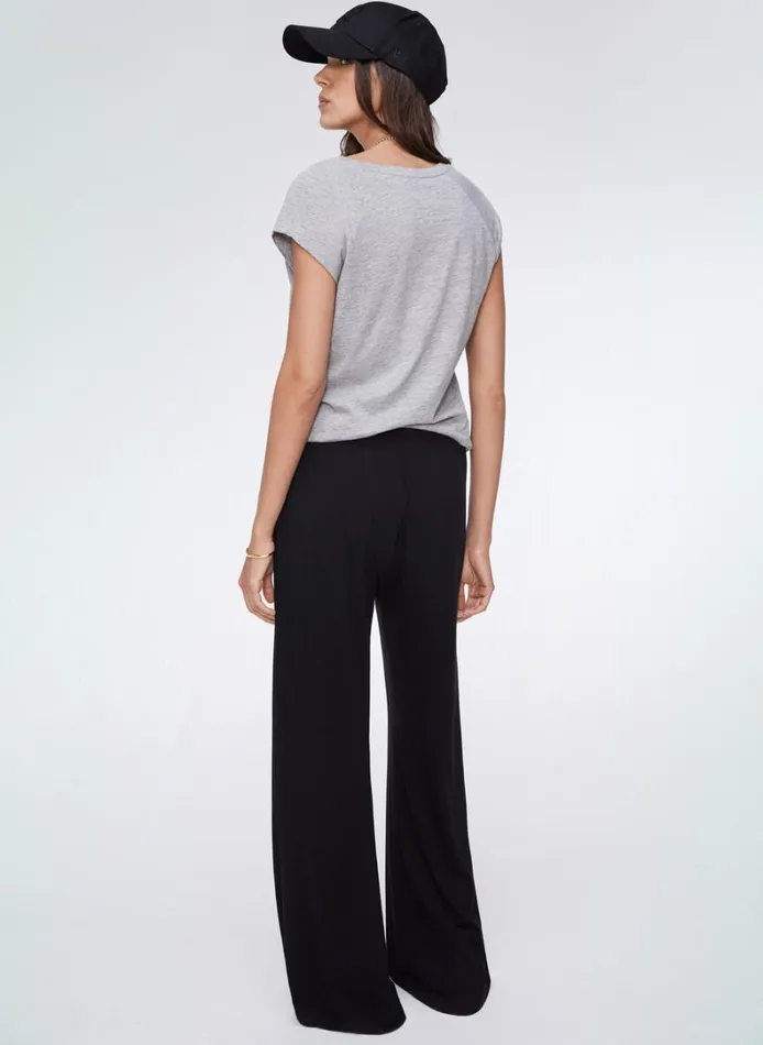Baukjen Catherine Organic Cotton Top Grey Marl Clothing