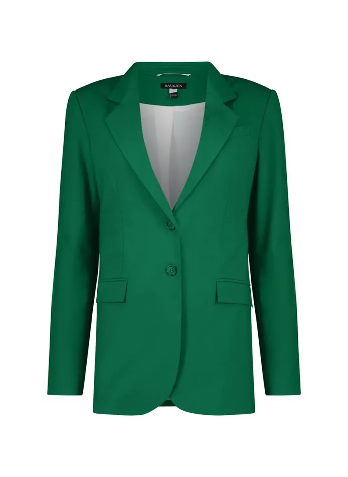 Baukjen Fera Recycled Blazer Emerald Green Clothing