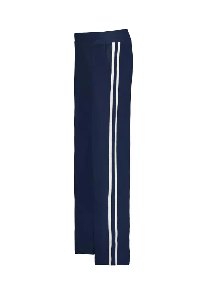 Baukjen TippiSide Stripe Trousers Classic Navy and Soft White Clothing
