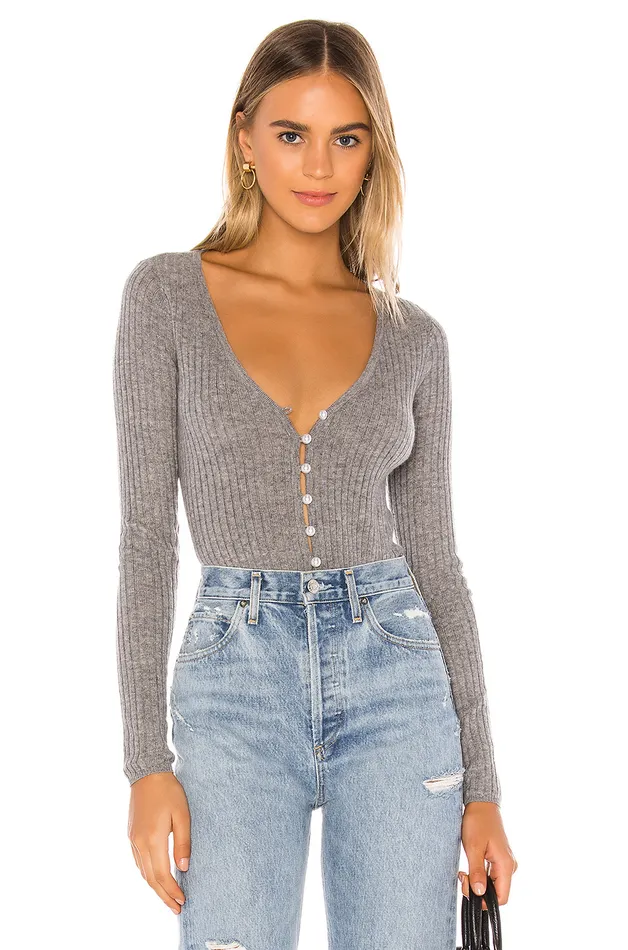 Baxter Cardigan Grey Women Lovers and Friends Sweaters and Knits