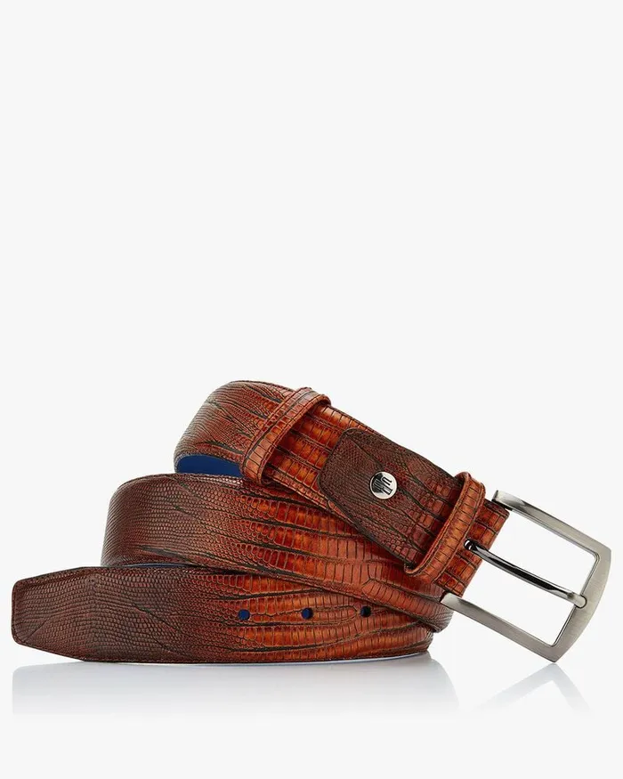Belts Men Floris Van Bommel De Belter 5810 Reptileprint