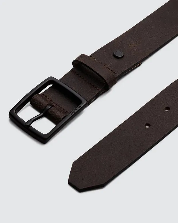 Belts rag and bone Men Rugged Belt BlackBrown