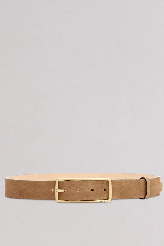 Belts Rebound Suede Belt CamelDusty Pink 8211 rag and bone Women