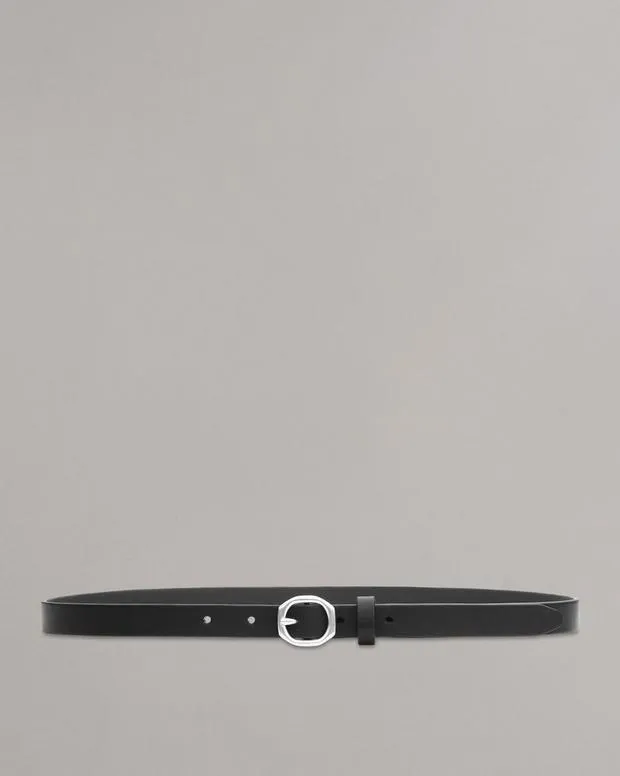 Belts Women Baby Audrey Leather Belt Black rag and bone