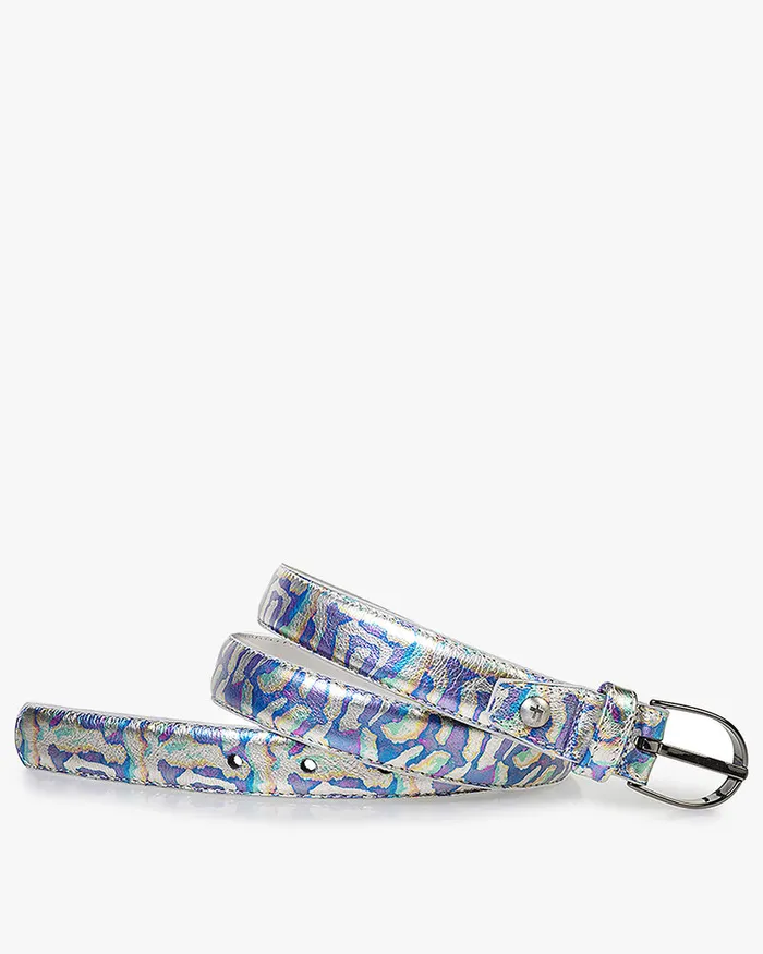 Belts Women Floris Van Bommel De Belter 8623 Metallicprint