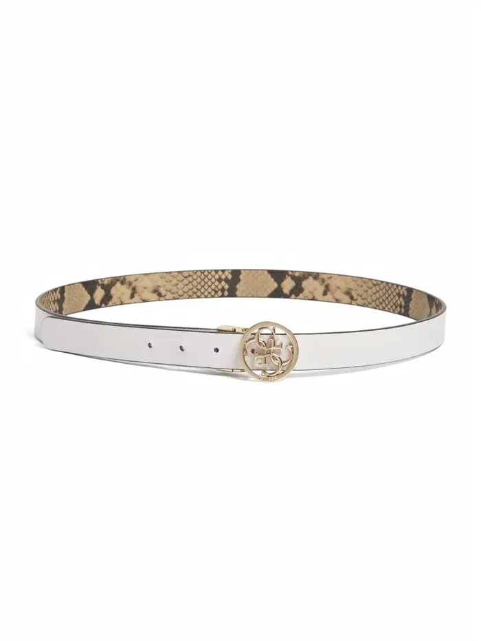 Belts Women GUESS Katey Reversible FauxSnakeskin Belt Sage Belts Women GUESS Katey Reversible FauxSnakeskin Belt Sage