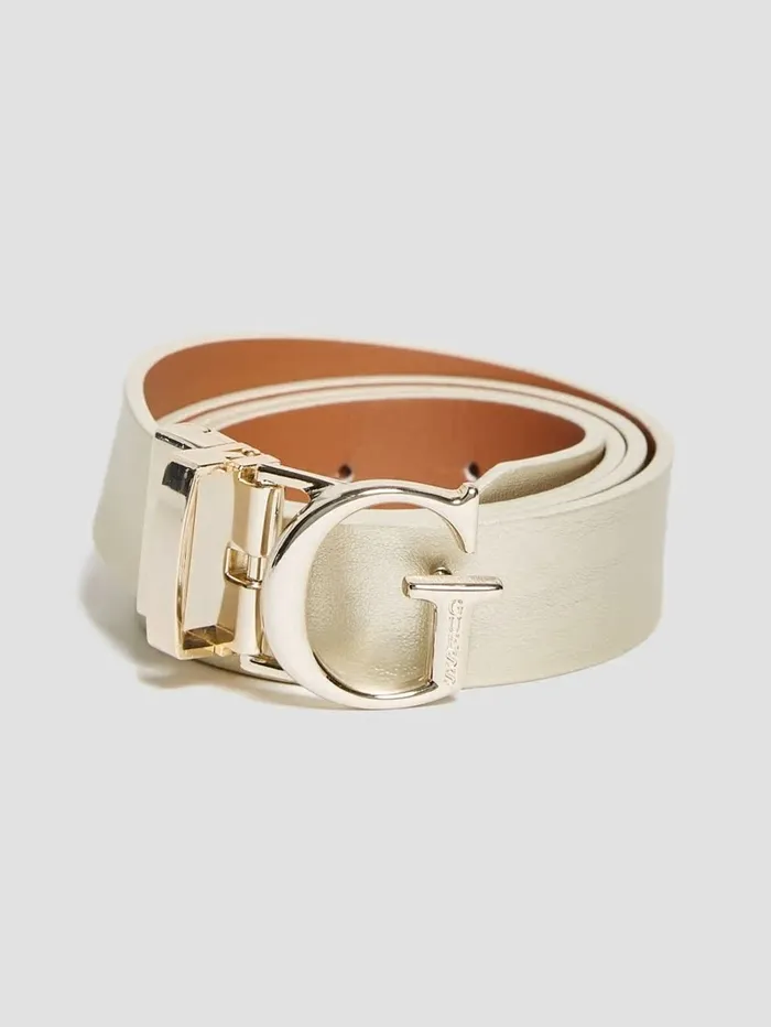 Belts Women Vera G Belt GoldCognac GUESS