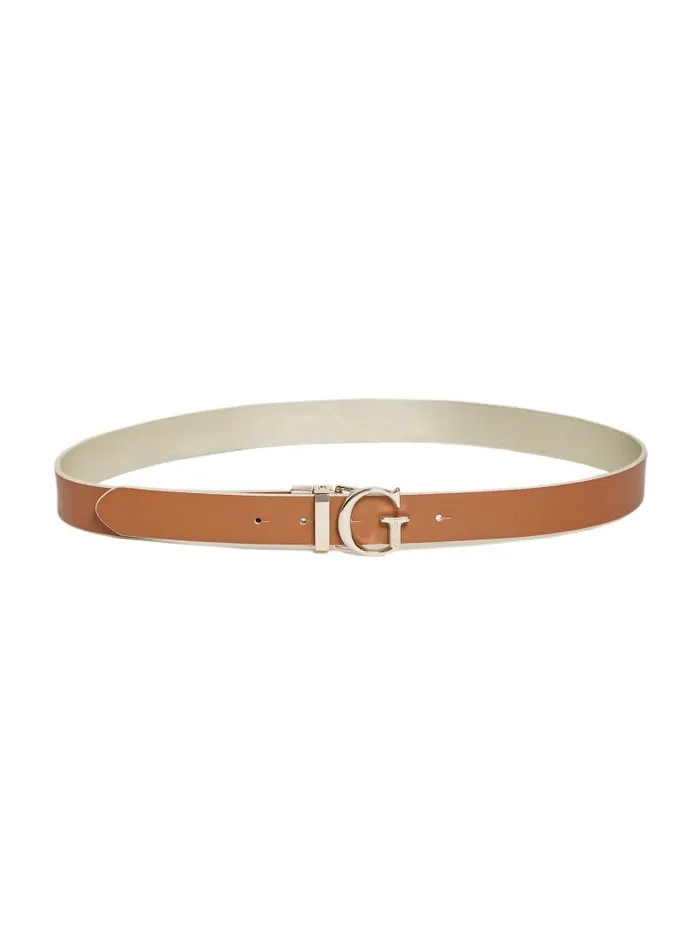 Belts Women Vera G Belt GoldCognac GUESS Belts Women Vera G Belt GoldCognac GUESS