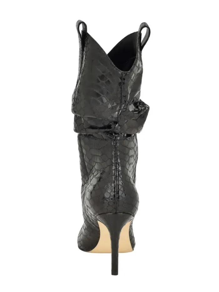 Benisa Western Slouch Booties Black 004 Women Boots and Booties GUESS Benisa Western Slouch Booties Black 004 Women Boots and Booties GUESS