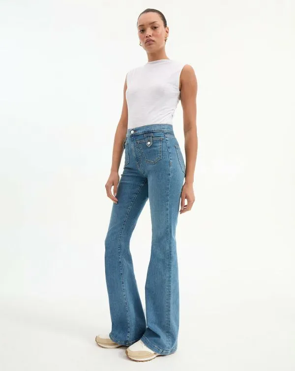 Beverly PatchPocket SkinnyFlare Jean Enough Said Women Veronica Beard Jeans Beverly PatchPocket SkinnyFlare Jean Enough Said Women Veronica Beard Jeans