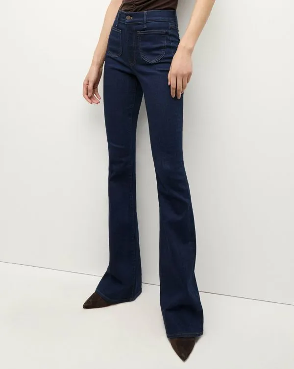 Beverly PatchPocket SkinnyFlare Jean Rodeo Clean Women Veronica Beard Jeans Beverly PatchPocket SkinnyFlare Jean Rodeo Clean Women Veronica Beard Jeans