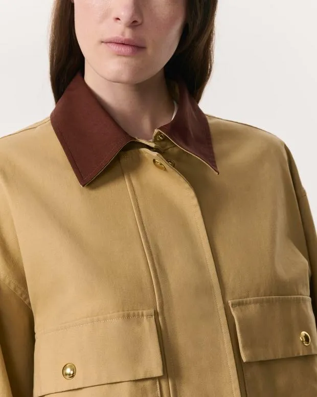 Blazers and Vests Nonie 2in1 Cotton Twill Jacket Beige rag and bone Women
