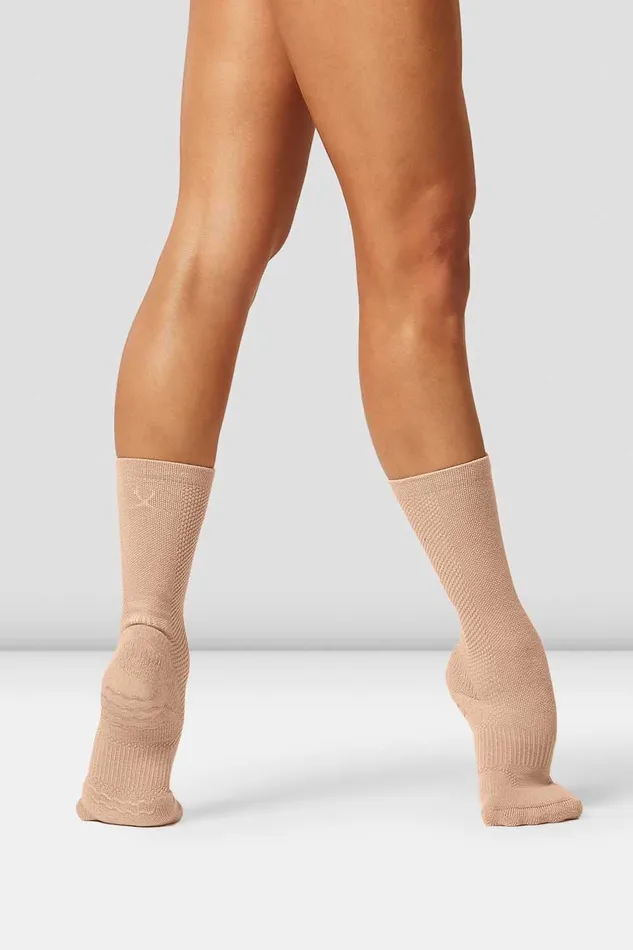Blochsox Dance Socks Sand Knit Mens Bloch Adult