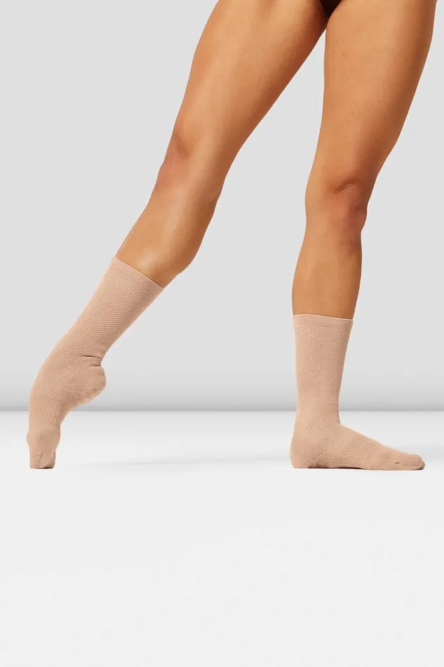 Blochsox Dance Socks Sand Knit Mens Bloch Adult