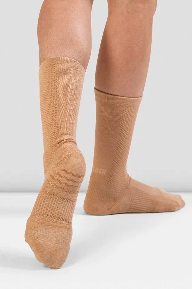 Blochsox Dance Socks Sand Knit Mens Bloch Adult