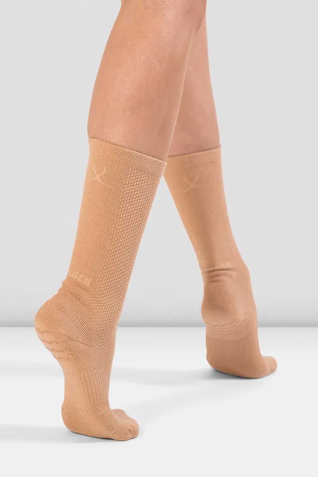 Blochsox Dance Socks Sand Knit Mens Bloch Adult