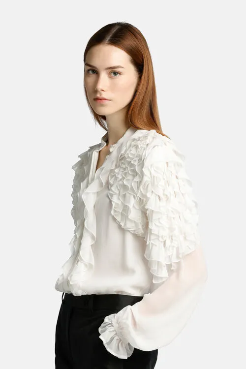 Blouses and Shirts Bisenzio Bisenzio Cream 8211 Luisa Spagnoli Women Blouses and Shirts Bisenzio Bisenzio Cream 8211 Luisa Spagnoli Women