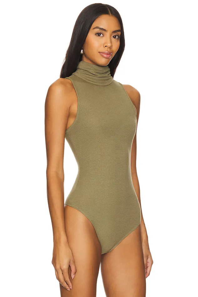 Blythe Bodysuit Olive Green Women Lovers and Friends Tops Blythe Bodysuit Olive Green Women Lovers and Friends Tops