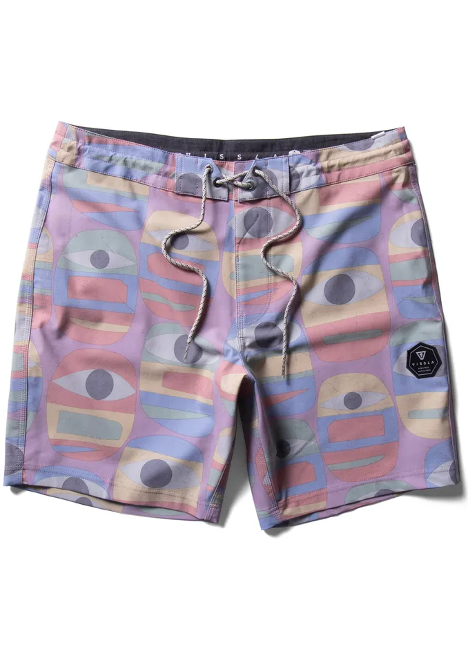 Boardshorts Men Vissla Minds Eye 1758243 Boardshort Dusty Rose