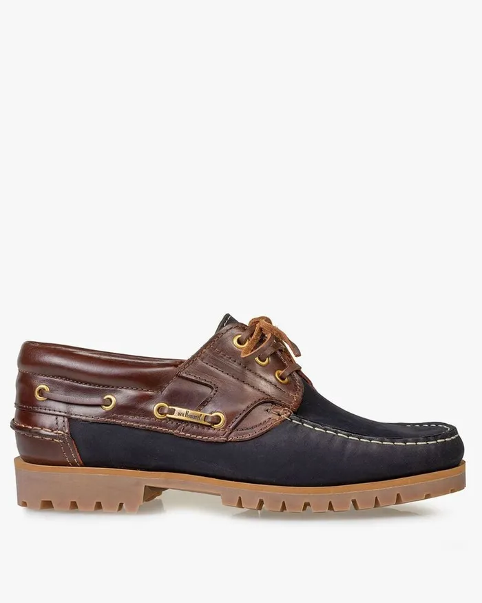 Boat Shoes Men Floris Van Bommel Boat Shoe 0211 Nubuckleather