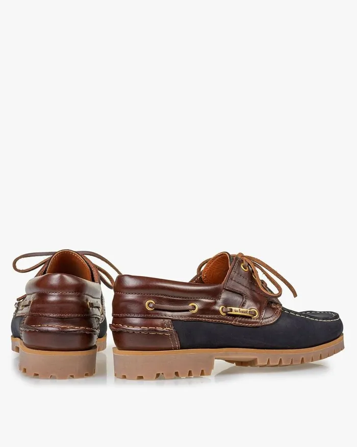 Boat Shoes Men Floris Van Bommel Boat Shoe 0211 Nubuckleather