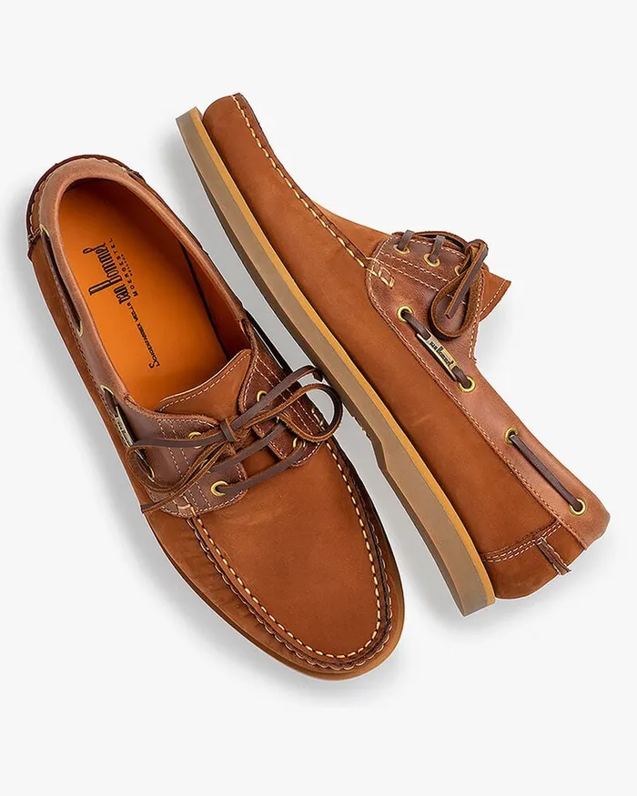 Boat Shoes Men Floris Van Bommel Nava 0108 Nubuckleather