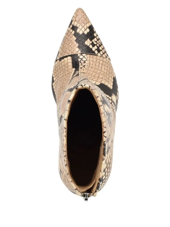 Boots and Booties Women Simone ZipUp Heel Booties Medium Natural 101 GUESS Boots and Booties Women Simone ZipUp Heel Booties Medium Natural 101 GUESS