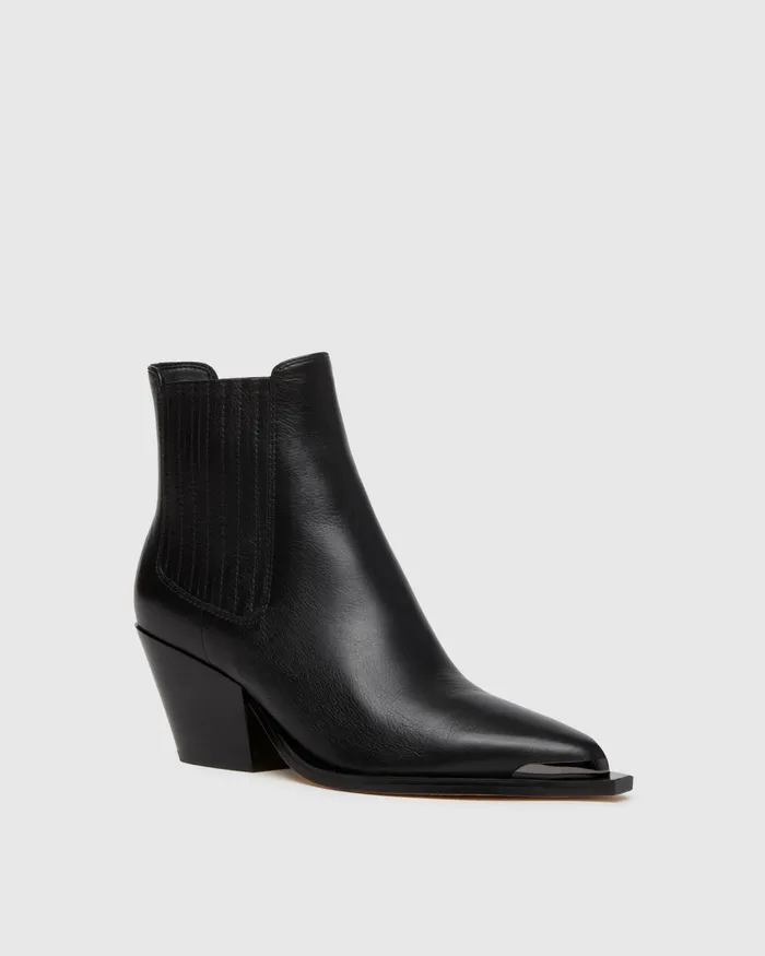 Boots Lyra Boot 8211 Black Leather PAIGE Women Boots Lyra Boot 8211 Black Leather PAIGE Women