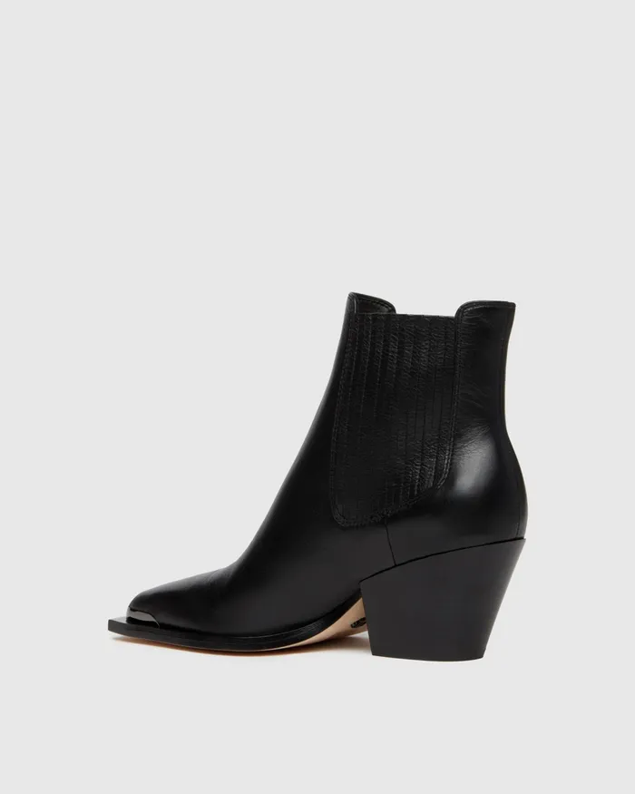 Boots Lyra Boot 8211 Black Leather PAIGE Women Boots Lyra Boot 8211 Black Leather PAIGE Women