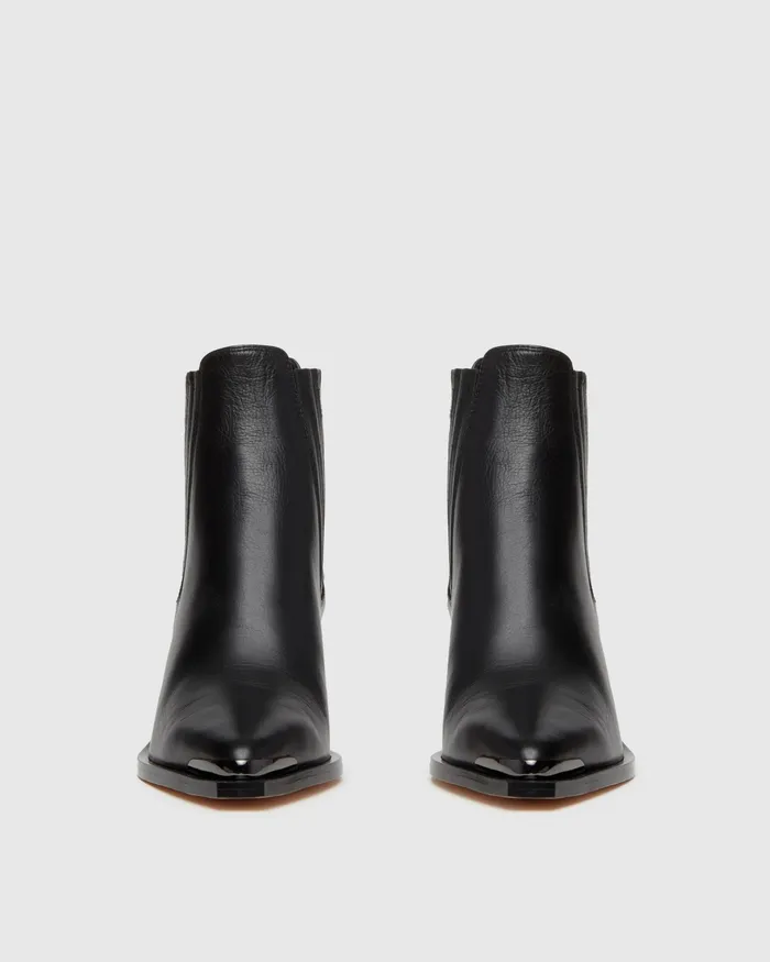 Boots Lyra Boot 8211 Black Leather PAIGE Women Boots Lyra Boot 8211 Black Leather PAIGE Women