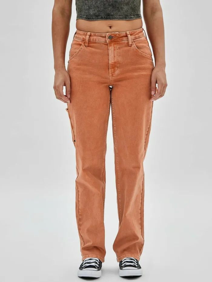 Bottoms GUESS Originals Carpenter Jeans Real Orange Multi 8211 GUESS Women