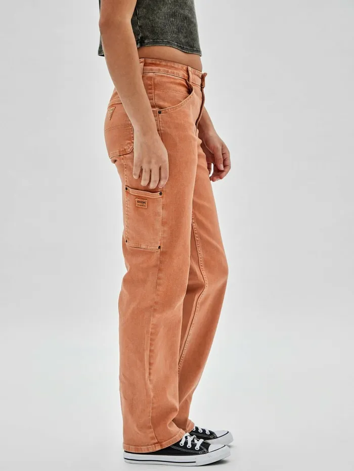 Bottoms GUESS Originals Carpenter Jeans Real Orange Multi 8211 GUESS Women Bottoms GUESS Originals Carpenter Jeans Real Orange Multi 8211 GUESS Women