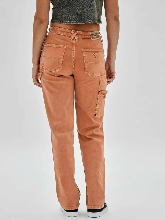 Bottoms GUESS Originals Carpenter Jeans Real Orange Multi 8211 GUESS Women Bottoms GUESS Originals Carpenter Jeans Real Orange Multi 8211 GUESS Women