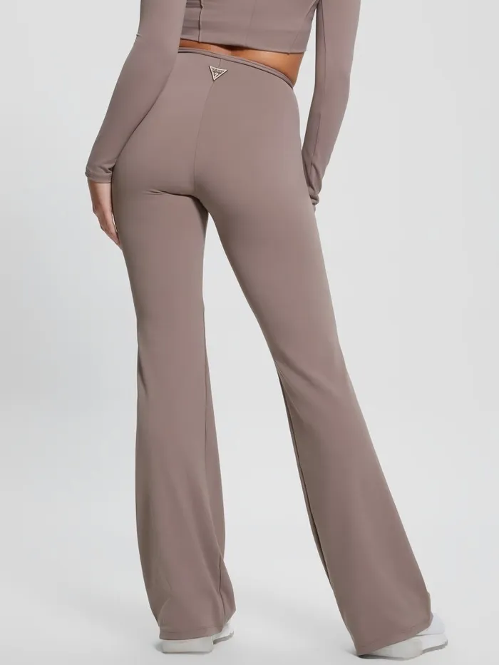 Bottoms GUESS Women Aleta Flared Leggings Soft Mink Bottoms GUESS Women Aleta Flared Leggings Soft Mink