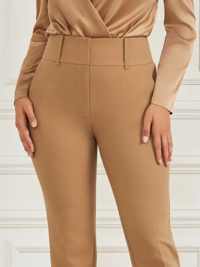 Bottoms GUESS Women Shelly Twill Pant Macchiato Multi