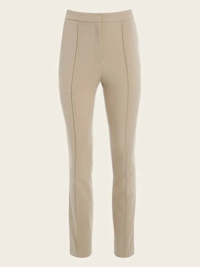 Bottoms Logan Straight Leg Pant Natural Siena GUESS Women Bottoms Logan Straight Leg Pant Natural Siena GUESS Women