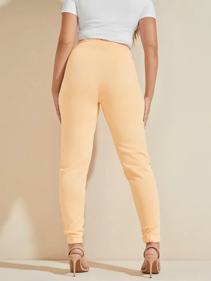 Bottoms Women Francesca Leisure Jogger Soft Peach GUESS Bottoms Women Francesca Leisure Jogger Soft Peach GUESS