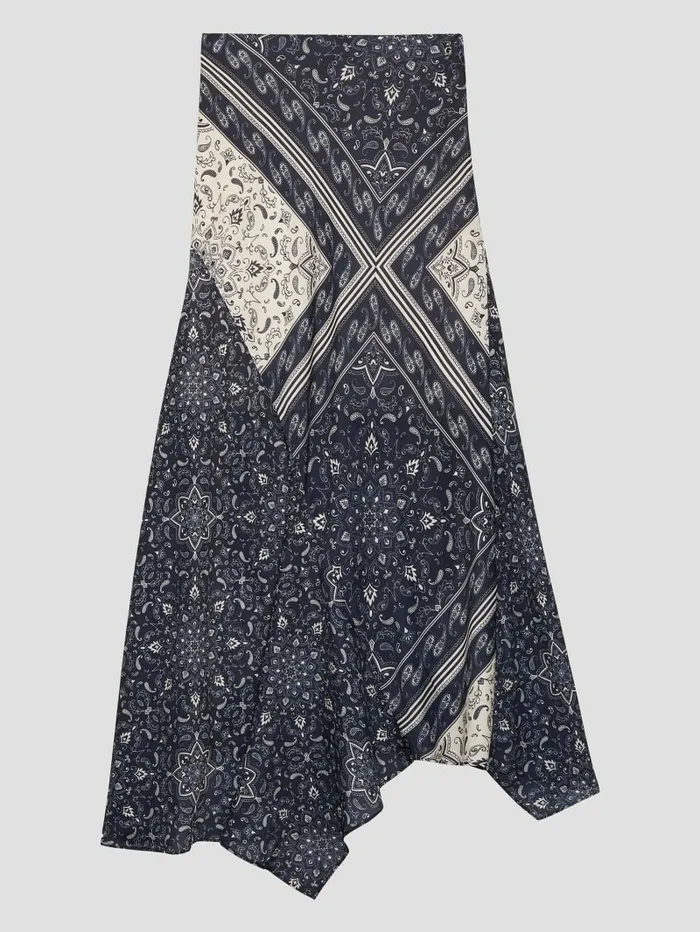 Bottoms Women GUESS Eco Katrina Printed Skirt Sashiko Square Bandana Bottoms Women GUESS Eco Katrina Printed Skirt Sashiko Square Bandana